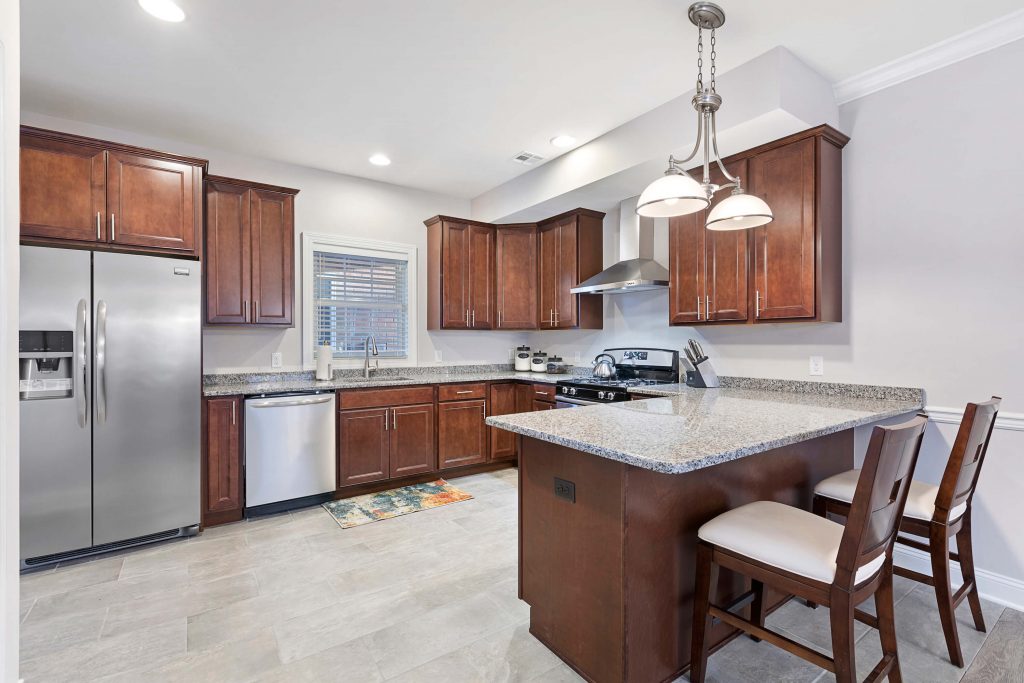 Echleon Luxury Apartments inside apartment- kitchen